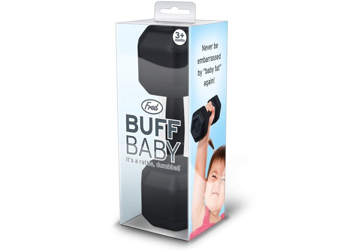 BUFF BABY Dumbbell Baby Rattle