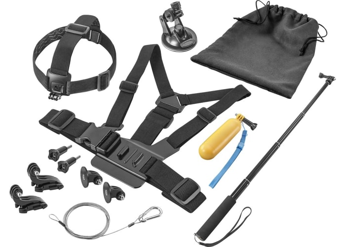 Dynex Essentials Accessory Kit for GoPro Action Cameras