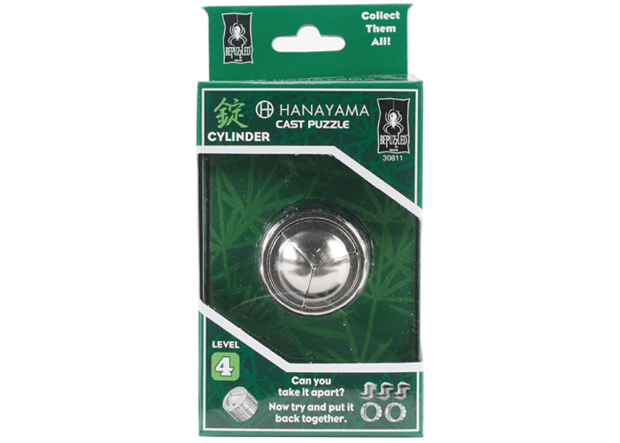 Bepuzzled Cylinder Hanayama Brain Teaser