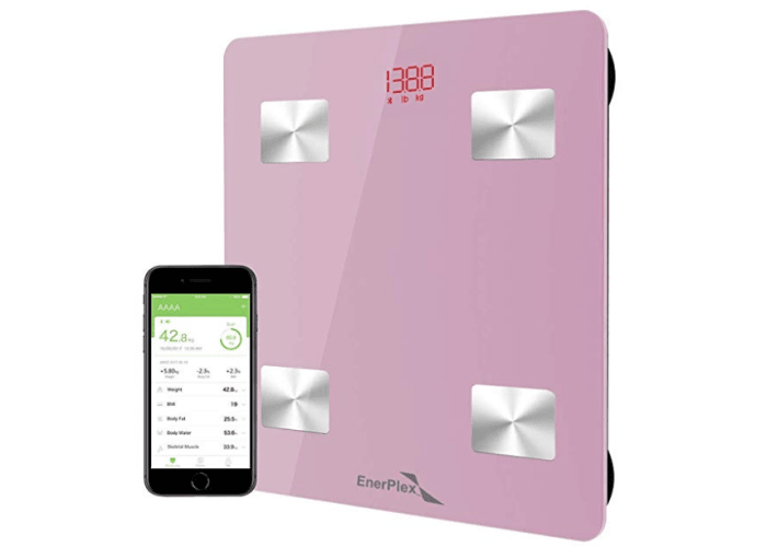 EnerPlex Bluetooth Compatible Digital Body Fat Weight Scale
