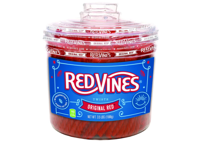 Red Vines Licorice, Original Red Flavor, Soft & Chewy Candy Twists