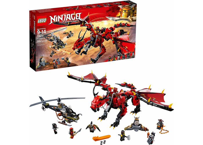 Lego Ninjago Masters of Spinjitzu: Firstbourne with Red Dragon and Helicopter