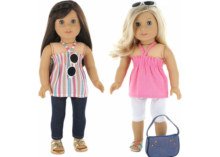 7-pc Outfits for 18" Dolls