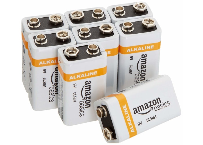 8-pk of Amazon 9v Batteries