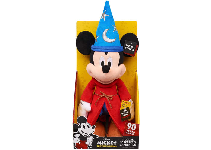 Mickey Mouse 90th Anniversary The Sorcerer's Apprentice 14" Musical Plush 