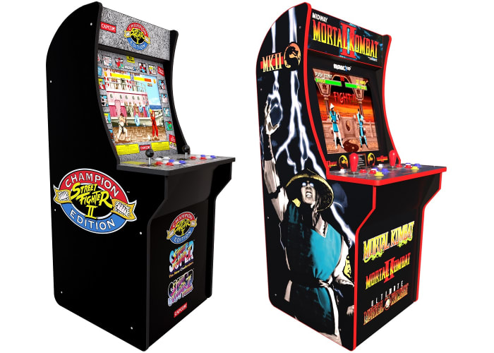 Arcade1UP 4' Arcade Machine: Mortal Kombat or Street Fighter 2