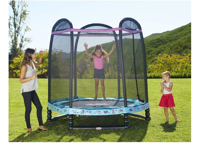L.O.L. Surprise! 7' Enclosed Trampoline with Safety Net