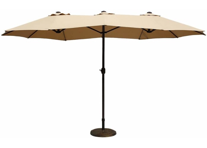 Double 15 ft Outdoor Umbrella 