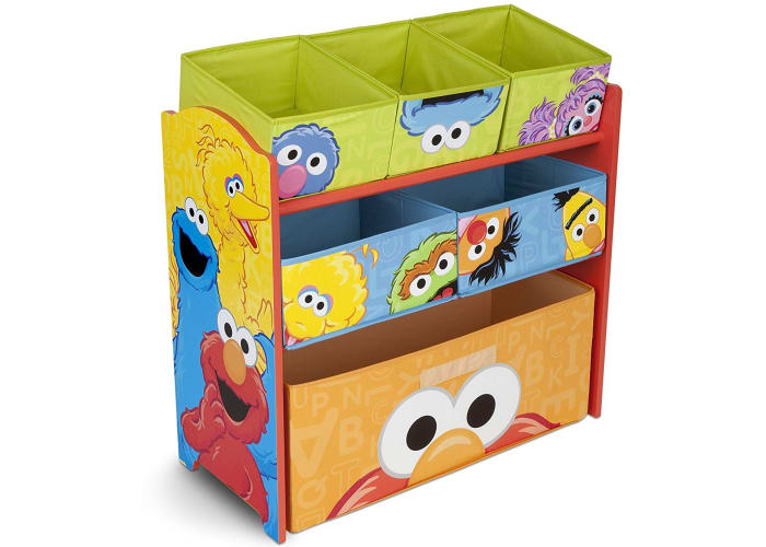 Delta Children 6-Bin Toy Storage Organizer, Sesame Street