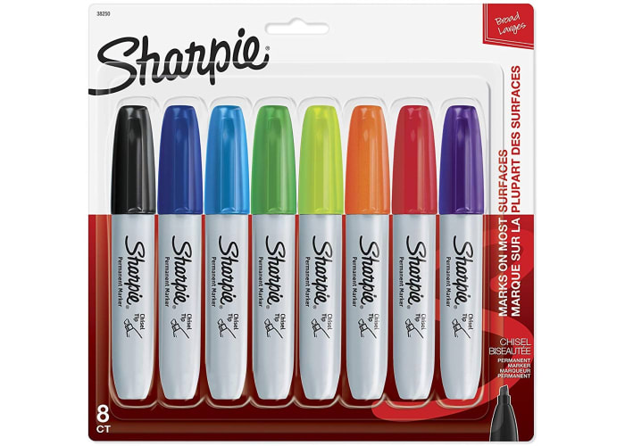 Sharpie Permanent Markers, Broad, Chisel Tip