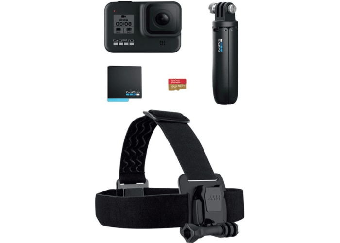GoPro - HERO8 Black 4K Waterproof Action Bundle