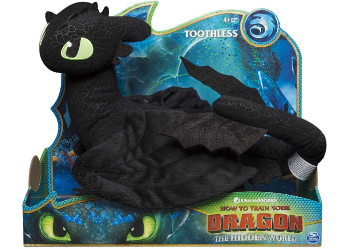 Dreamworks Toothless 14" Deluxe Plush Dragon