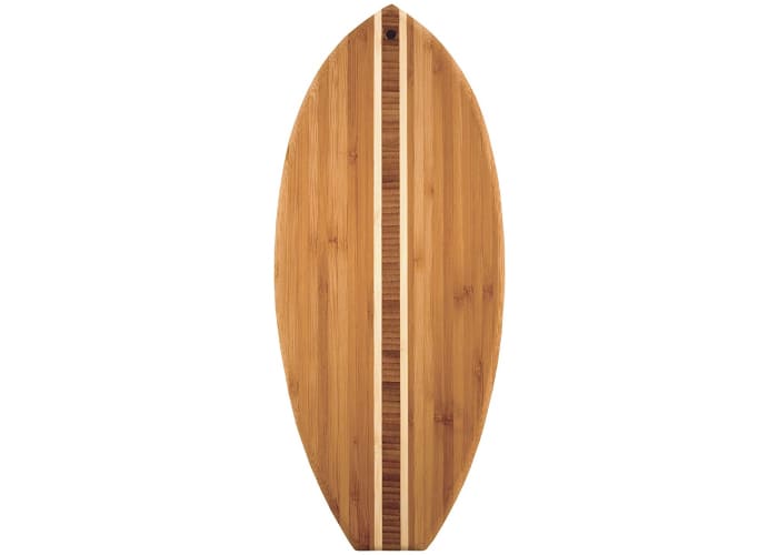 Bamboo Lil' Surfer Surfboard Serving and Cutting Board