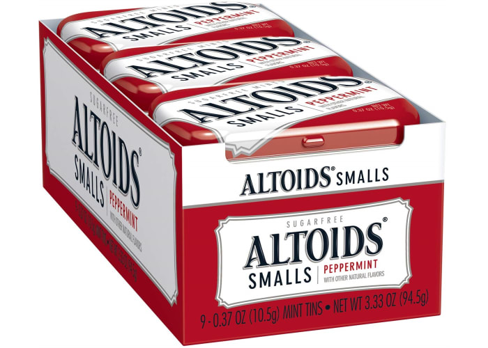 ALTOIDS Smalls Peppermint Breath Mints (Pack of 9)