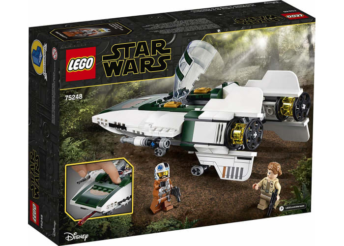 LEGO Star Wars: The Rise of Skywalker Resistance A Wing Starfighter