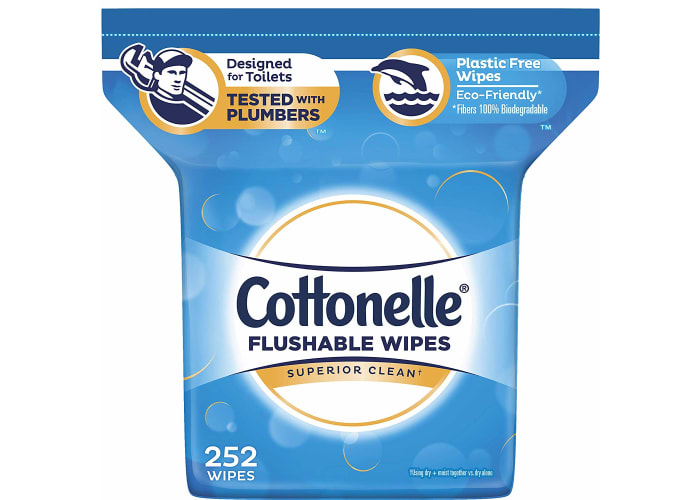 252-ct Cottonelle FreshCare Flushable Wipes for Adults