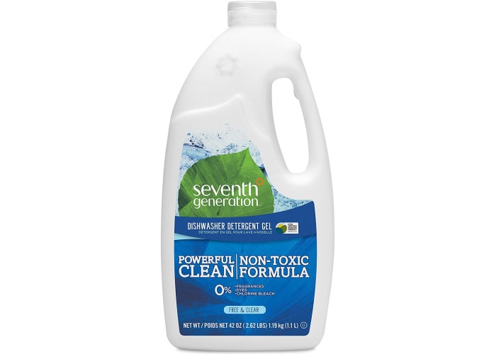 Seventh Generation Dishwasher Detergent Gel, Free & Clear, 42 oz