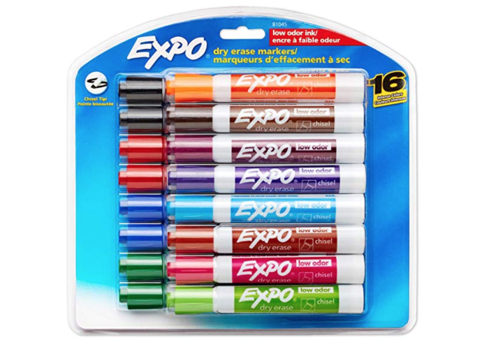 16 ct.  Expo Low Odor Dry Erase Markers