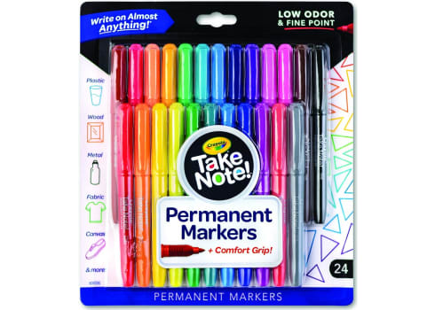 24-ct Crayola Take Note Fine Point Permanent Markers