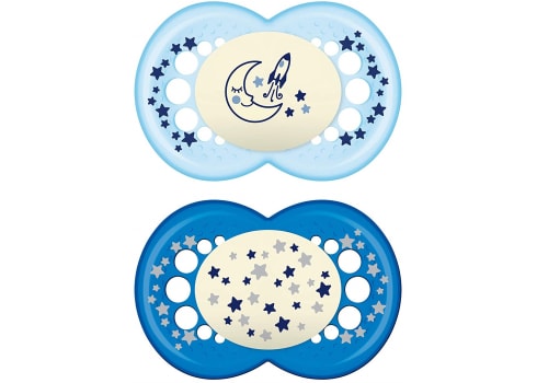 2-ct MAM Glow in the Dark Night Pacifiers (6+ Months)