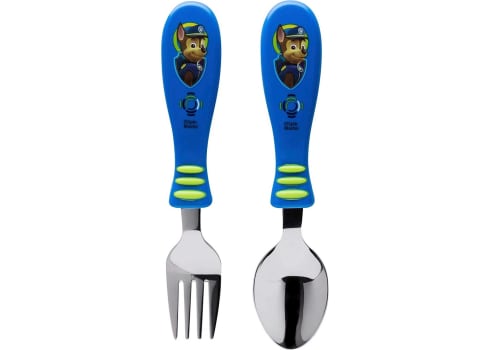 Paw Patrol Easy Grip Flatware Fork And Spoon 