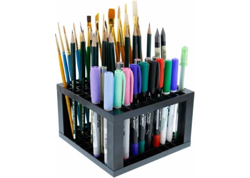 96 Hole Pencil & Brush Holder & Desk Stand Organizer