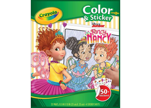 Crayola Fancy Nancy Coloring Pages & Sticker Sheets