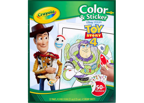 Crayola Toy Story 4 Coloring Pages & Stickers