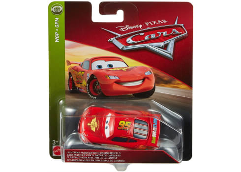 Disney Pixar Cars Lightning McQueen with Racing Wheels