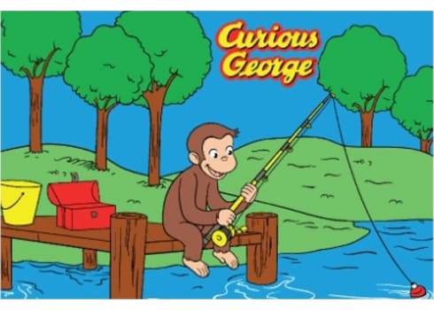 Curious George Children's Rug, 39" x 58"