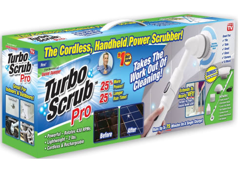 Turbo Scrub PRO - Rechargeable Floor Scrubber and Tile Cleaning Machine