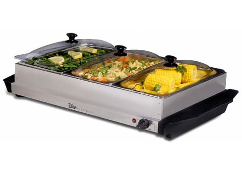 Elite Platinum Triple Server Food Warmer