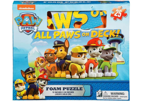 25-pc Paw Patrol Foam Floor Puzzle