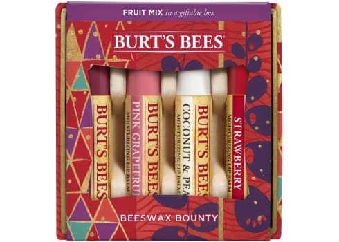 Burt's Bees Beeswax Bounty Fruit Mix Lip Balm Holiday Gift Set