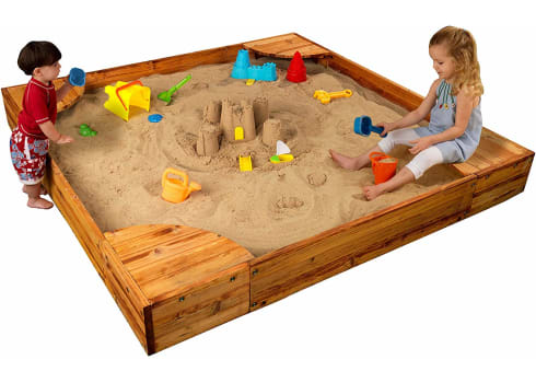 KidKraft Wooden Backyard Sandbox