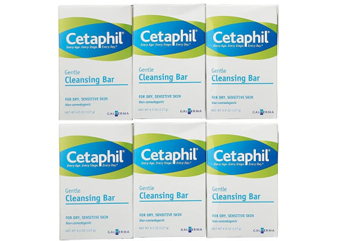 6-pk Cetaphil Gentle Cleansing Bar for Dry/Sensitive Skin