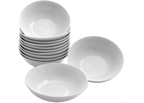 12-ct Porcelain Cereal Bowls