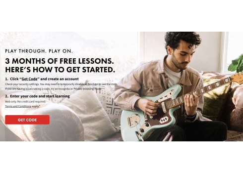 Fender Guitar/Ukulele Lessons Online