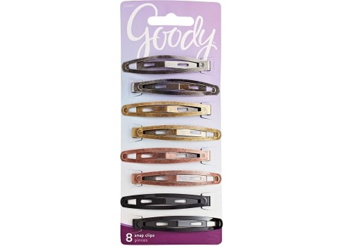 8-pk Goody Oval Metal Contour Hair Clips