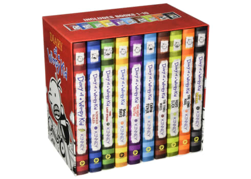Diary of a Wimpy Kid Box of Books (Books 1-10)
