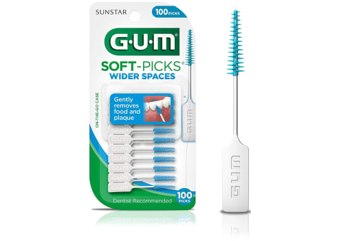 100-ct GUM Soft-Picks Wider Spaces Dental Picks