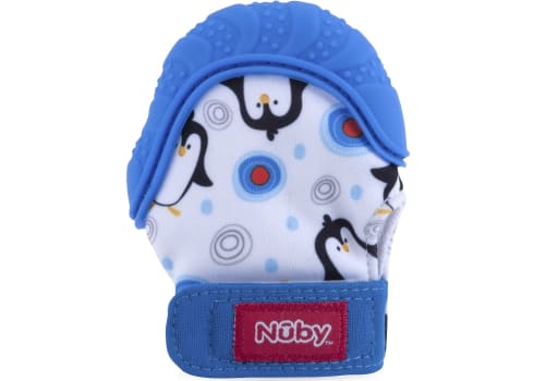 Nuby Soothing Teething Mitten with Hygienic Travel Bag