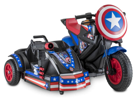 Marvel's Captain America Motorcycle with Sidecar Ride-On