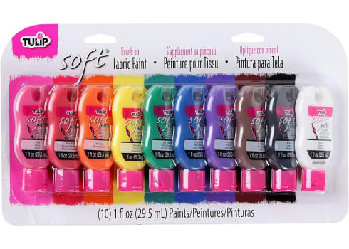10-pk Tulip Soft Fabric Paint Kit