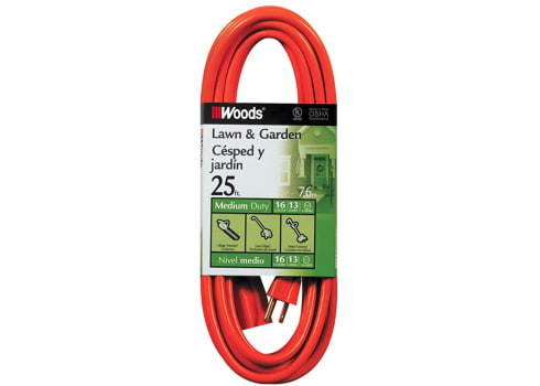 Woods Vinyl Outdoor Heavy Duty 25 ft. Extension Cord