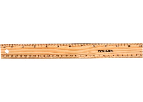 Fiskars 12" Wooden Ruler
