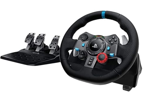 Logitech Gaming Racing Wheel with Responsive Pedals for PlayStation 4 & PC