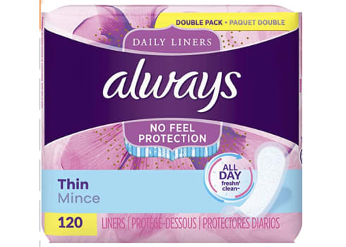Always Thin Daily Liners, 120 Count
