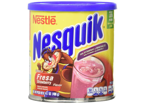 Nesquick Strawberry Flavored Powder, 14.1 oz