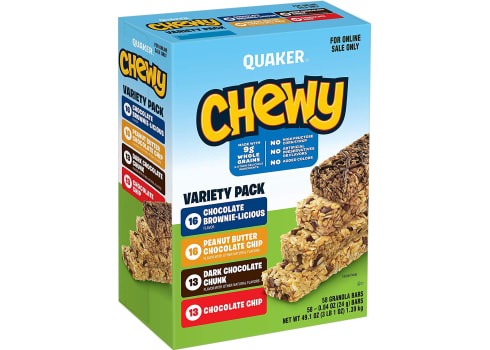 58-ct Quaker Chewy Granola Bars, Chocolate Lovers Variety Pack
